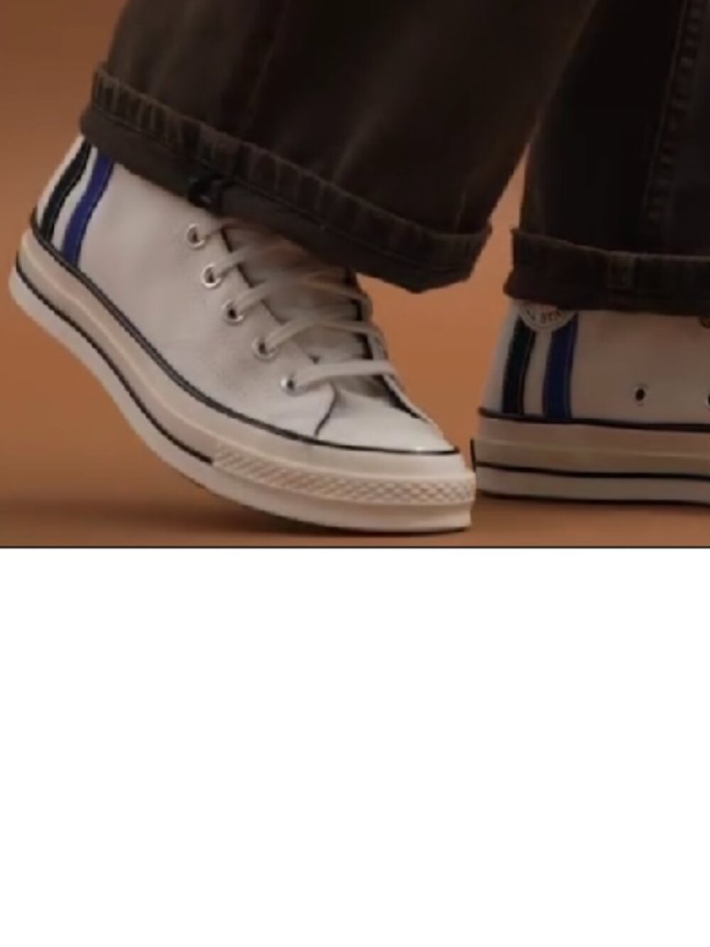 EUC CTAS Converse PS 'Archival Stripes' youth white/green/black (10.5) KICKS